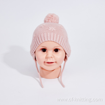 Winter knitted beanie hat for children